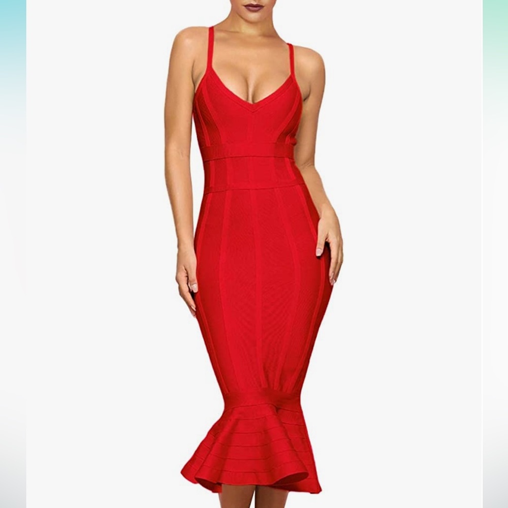 Red Bandage dress.